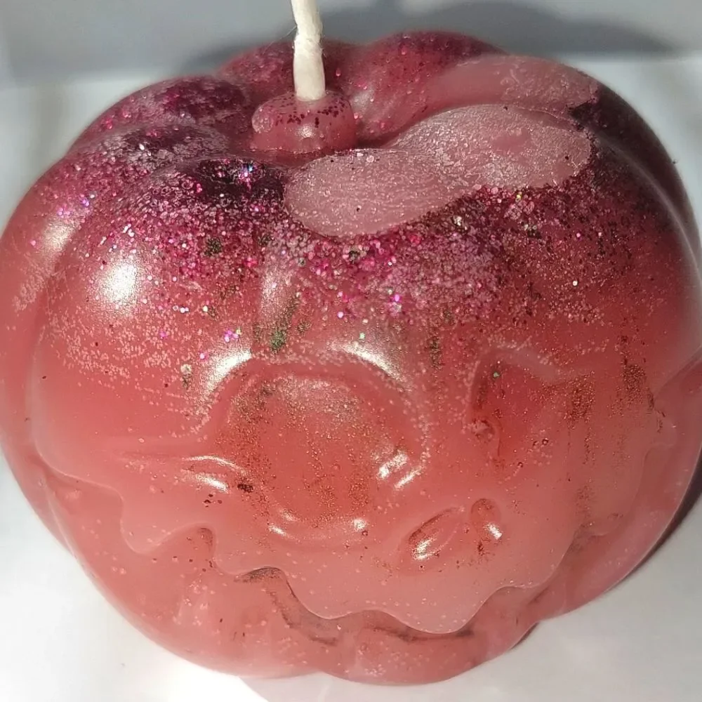 Hand crafted limited edition pumpkin candle from our spooky candle collection